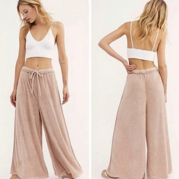Free People Pants - Free people boho make it maxi wide leg pants
